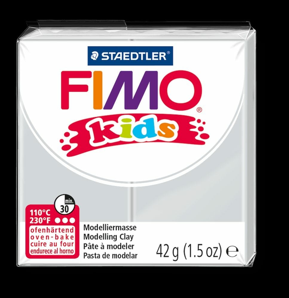 Fimo Kids Boetseerklei - Lichtgrijs