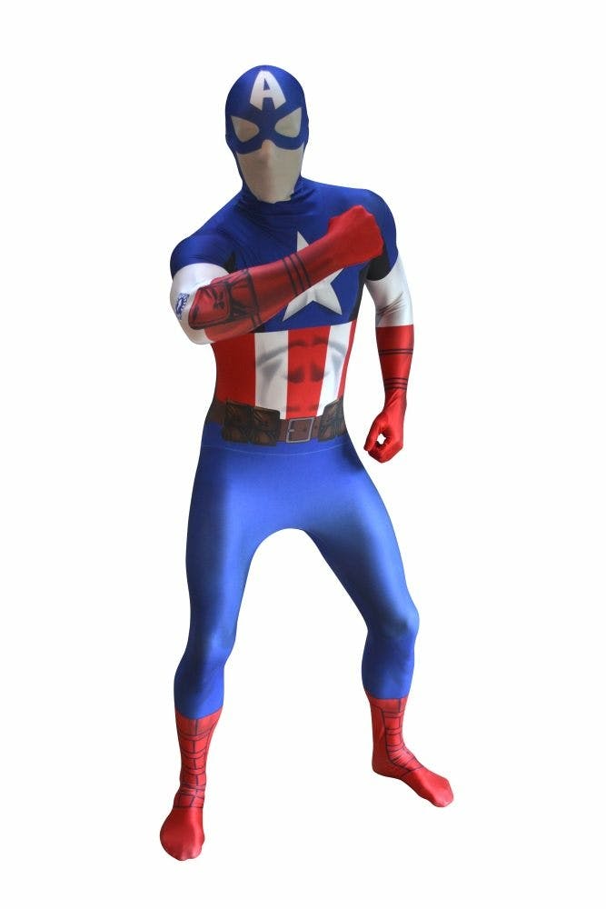 Morphsuit Captain America Zappar L