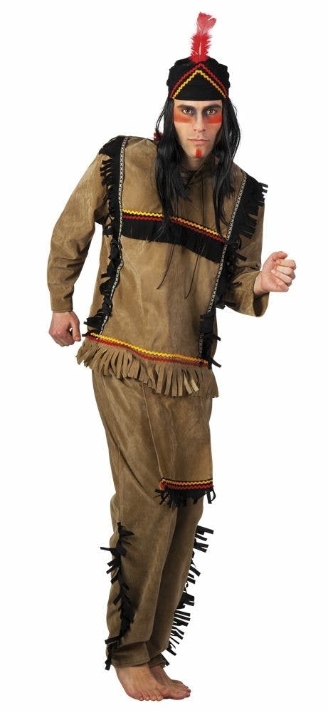 Kostuum Indiaan Big Bear Maat 50/52