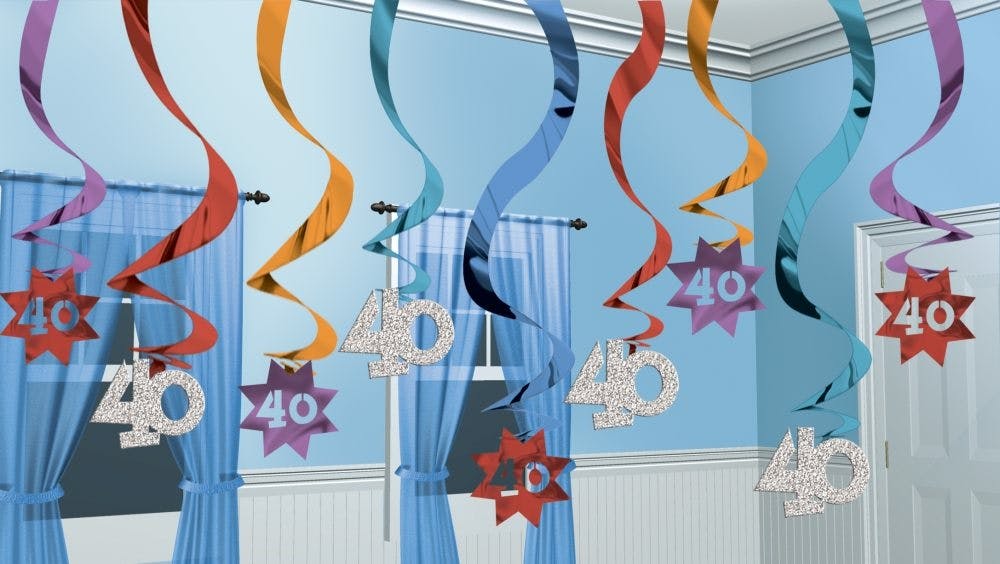 Decoratie Hanger Party Cont 40