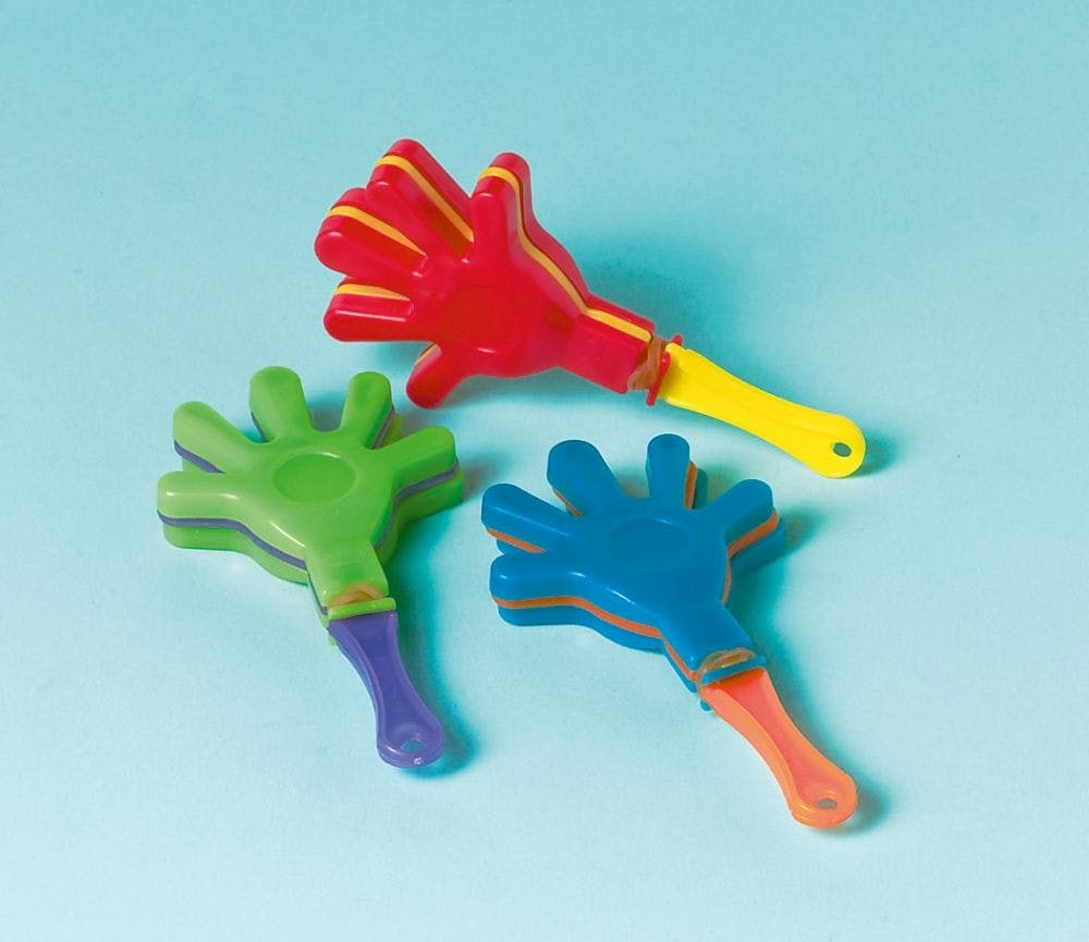 FAVOR 12 MINI HAND CLAPPERS