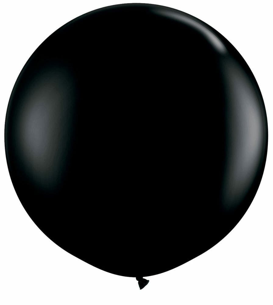 Ballon Zwart 90 Cm (1 Stuk)