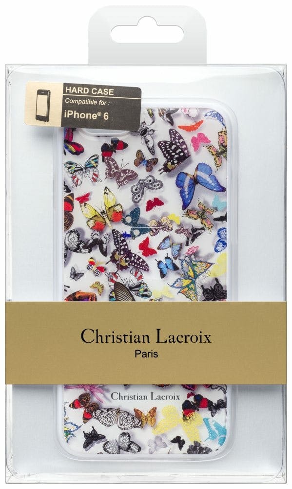 Iphone 6 Backcover Butterfly Wit Christian Lacr.