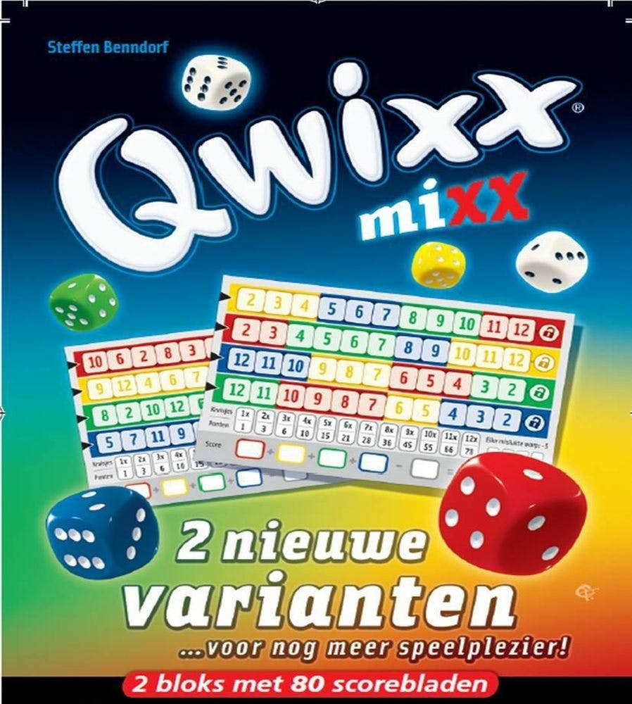 Qwixx Mixx Extra Scorebloks - Dobbelspel