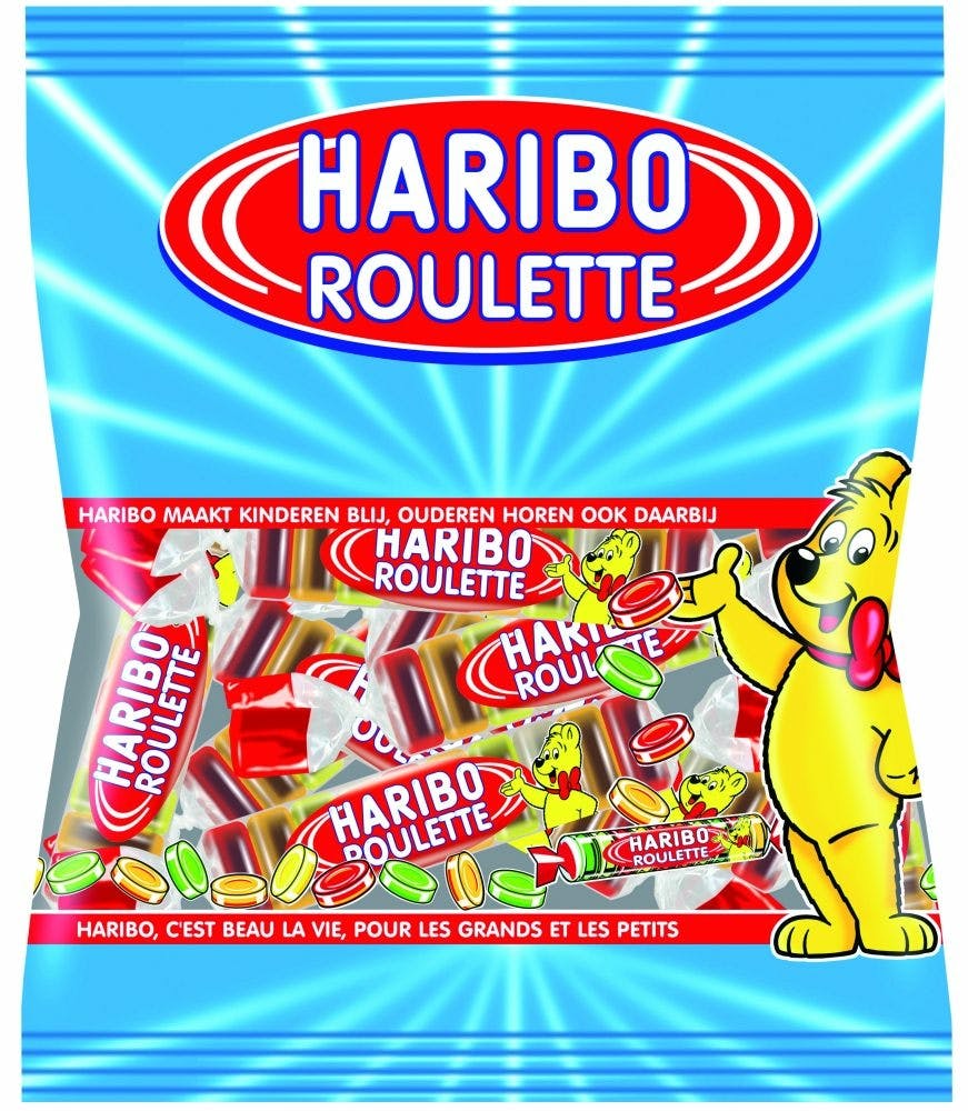 Haribo Roulette Fruit 10x25 GR