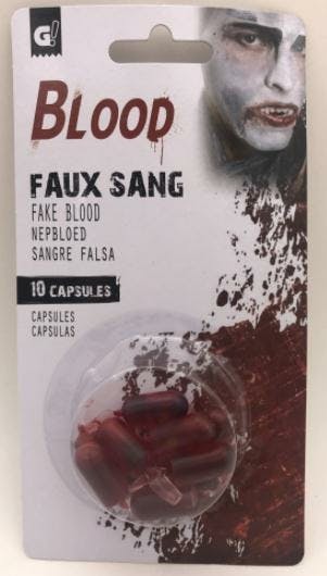 Halloween Bloed Capsules 10 Stuks