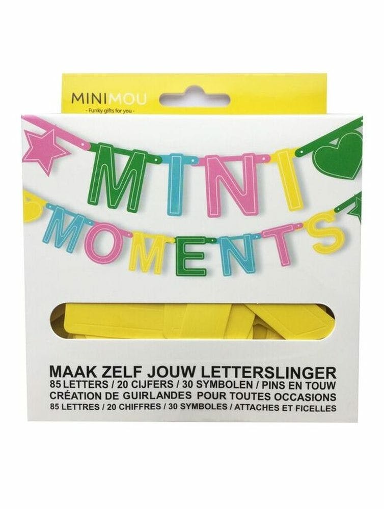 Letterbanner Mini Moment Multicolor