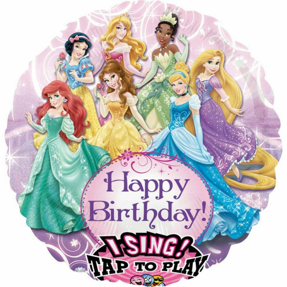 Folieballon Sing-A-Tune Princess Birthday P75 71