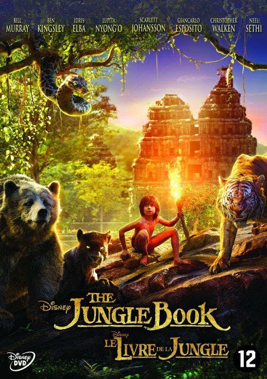 DVD The Jungle Book - Live Action - NL/FR