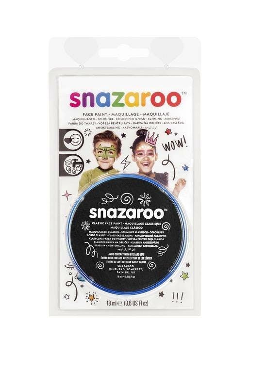 Snazaroo Face Paint Zwart 18Ml