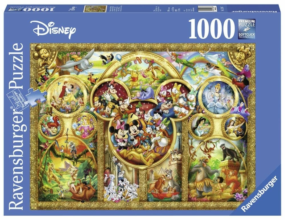 Puzzel 1000 Stuks Mooiste Disney Thema's