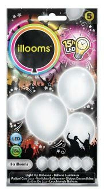 Illooms ballons LED joyeux anniversaire 5 pièces