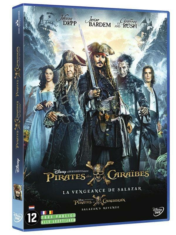 DVD PIRATES OF THE CARIBBEAN 5
