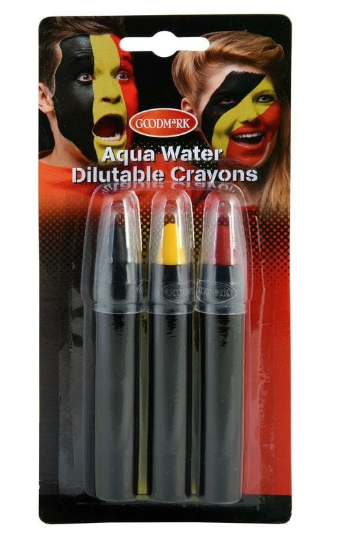 Make Up Sticks Zwart-geel-rood