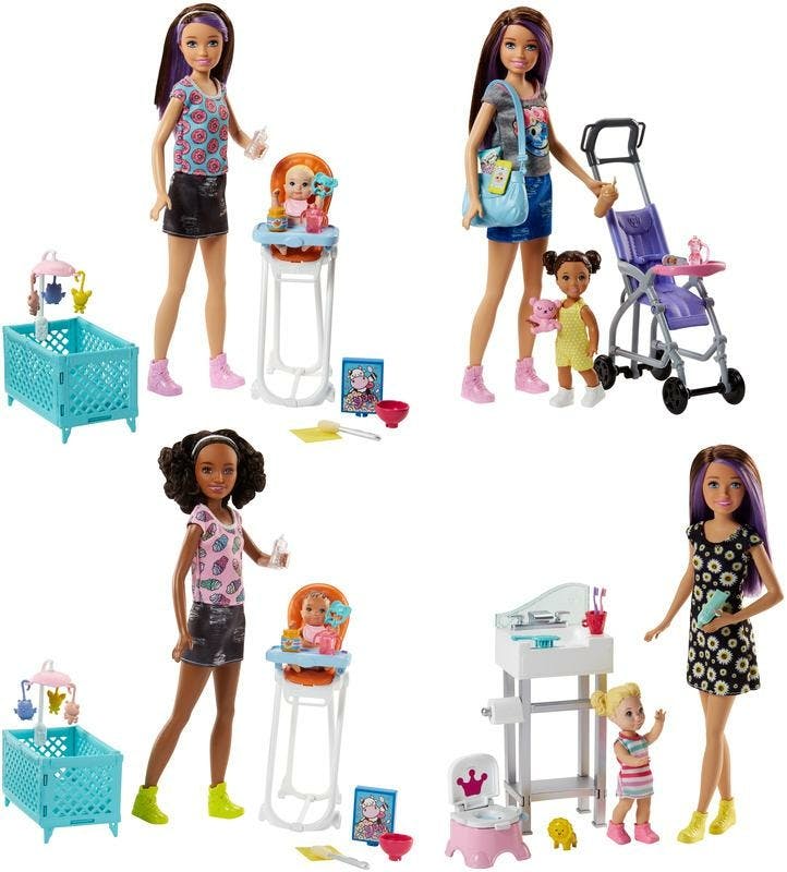 Barbie Babysitter Playset Asst (4)