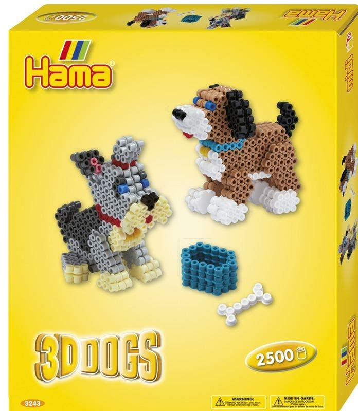 Hama Strijkparels 3D Dogs - Medium Gift Box