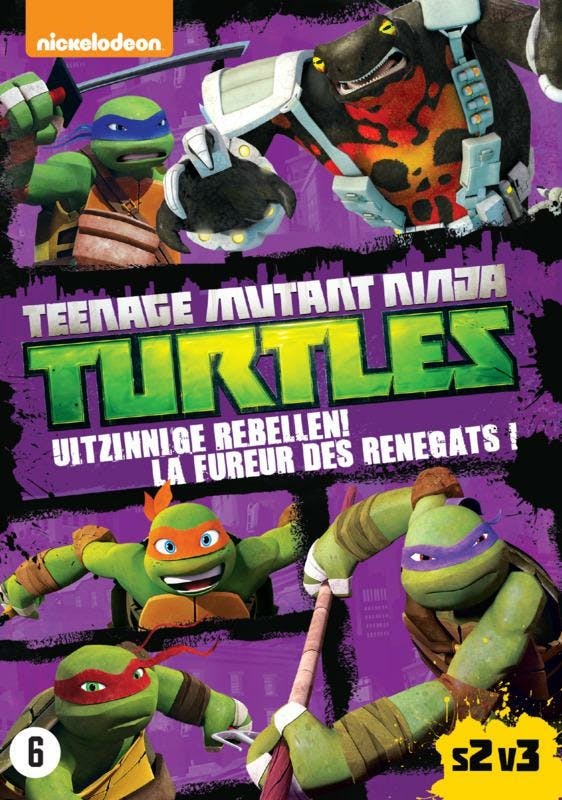 DVD Teenage Mutant Ninja Turtles: Uitzinnige Rebellen