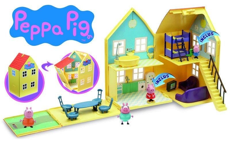 Peppa Pig - Luxe Huis Met 2 Personages