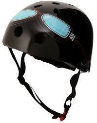 Kiddi Moto Helm Black Goggle Medium
