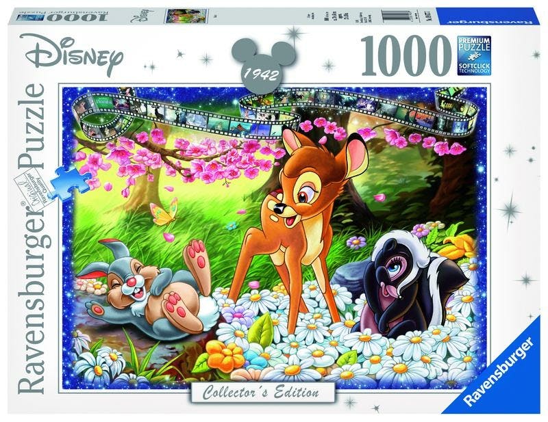 Bank Machtig Het strand Ravensburger Puzzel Disney Bambi 1000 Stuks