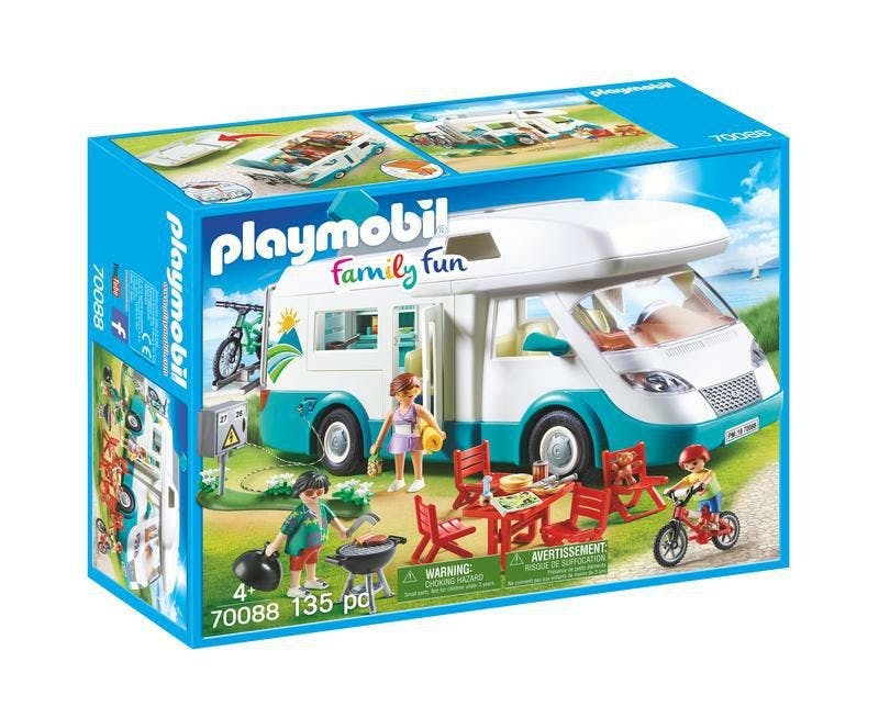 Playmobil Family Fun Mobilhome Met Familie - 70088