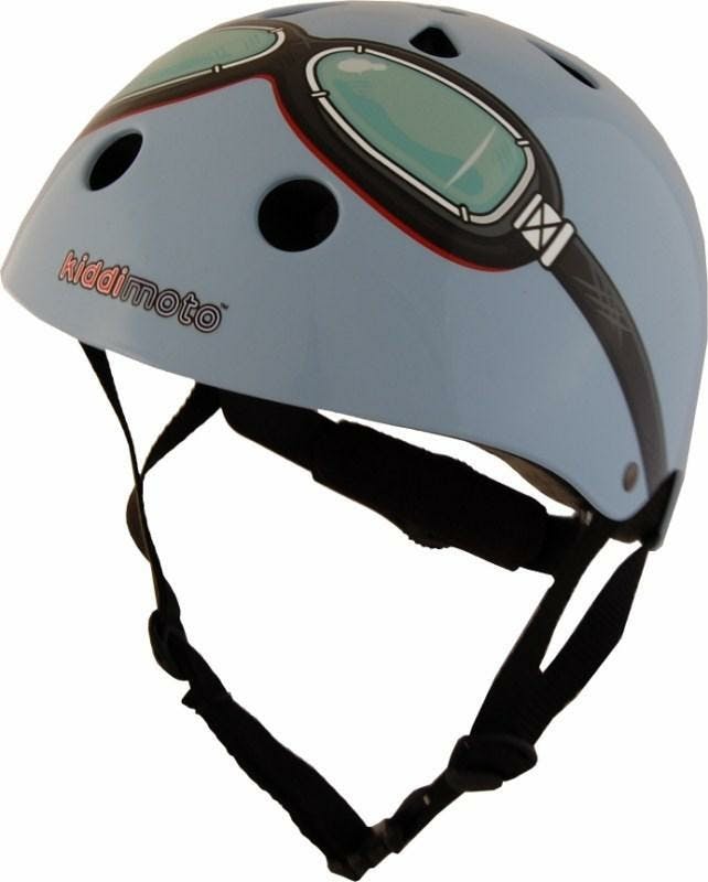 Kiddi Moto Helm Blauw Goggle XS