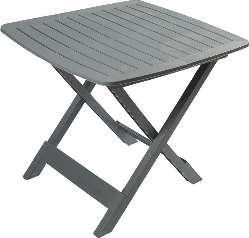 Table Pliante Anthracite 79x72x70cm