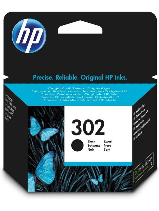 HP Inktpatroon 302 Zwart
