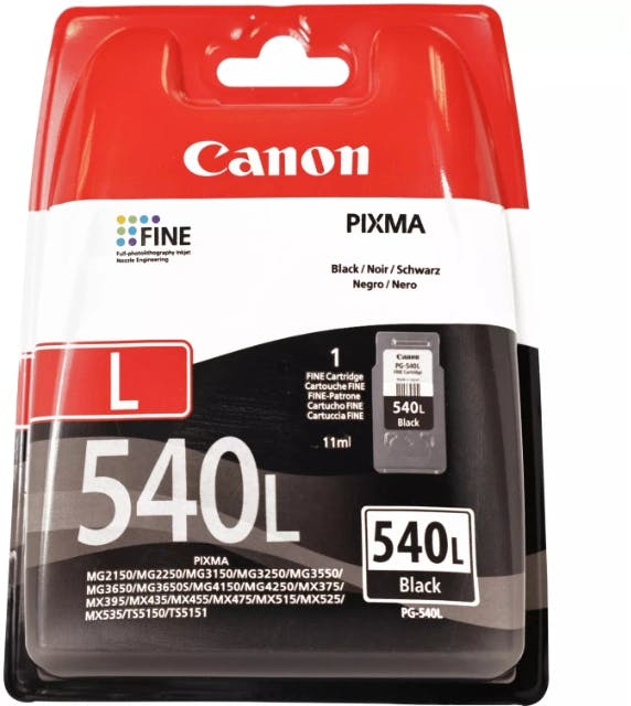 Canon Cartouche D'encre Pg-540 L - Noir