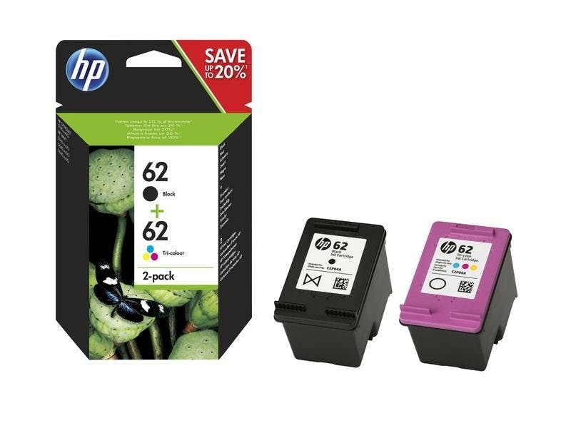 HP 62 Combo Pack (Zwart+Color)