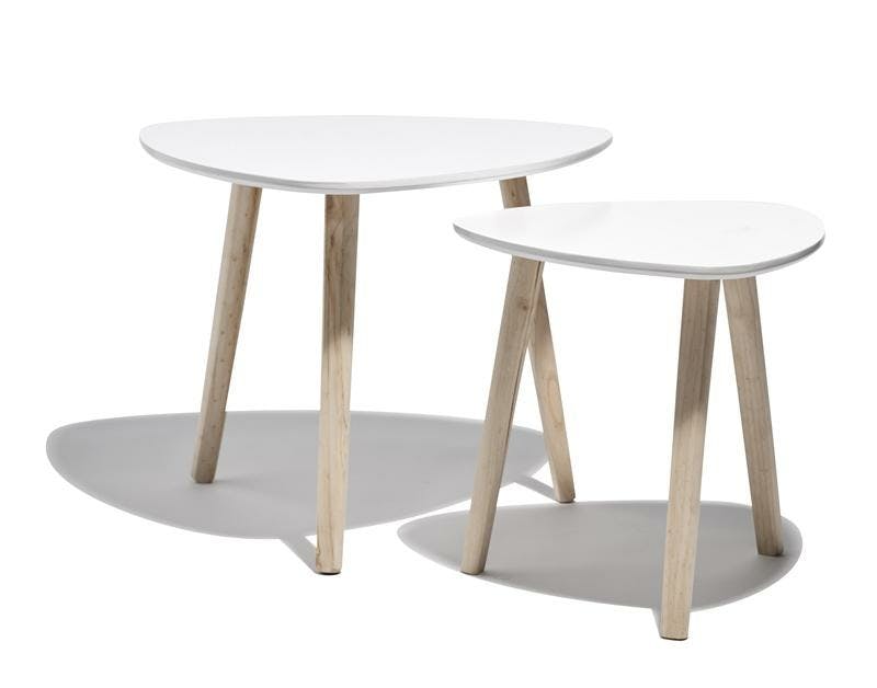 Table Basse Emma Blanche X2