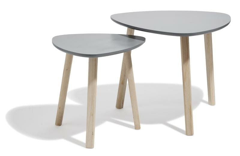 Table Basse Emma Grise X2