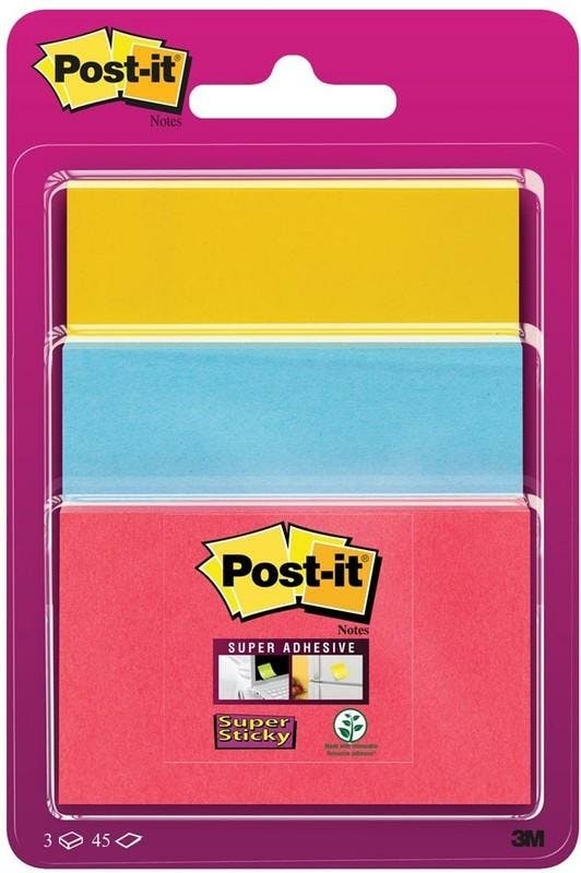 Post-It Super Sticky (1 van assortiment)