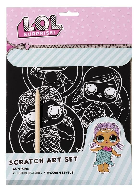 LOL Surprise Scratch Art Set