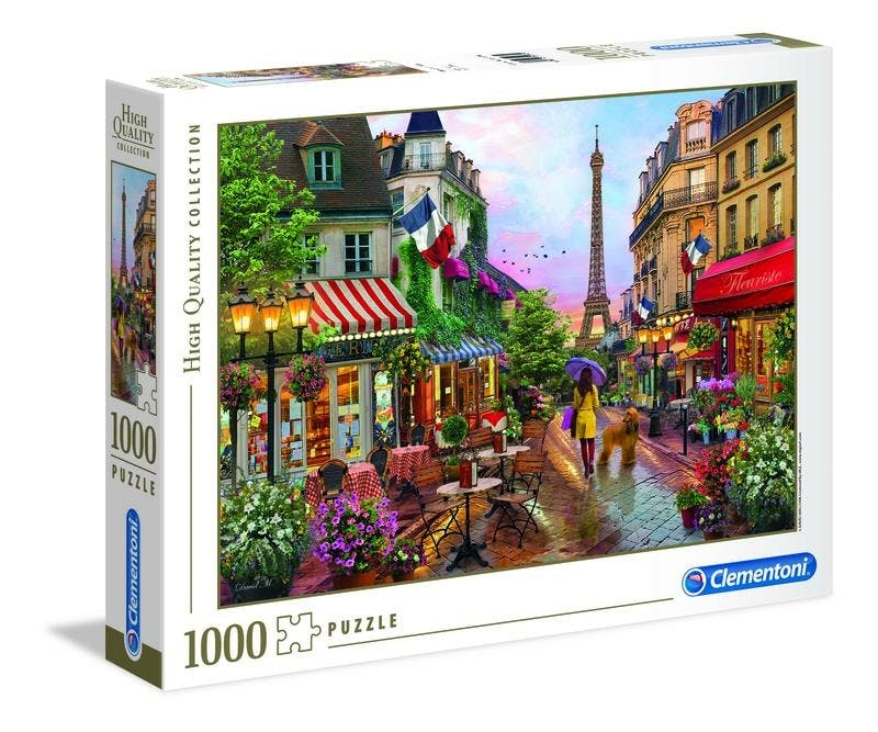 Clementoni puzzel HQ Collection Flowers In Paris 1000 stuks