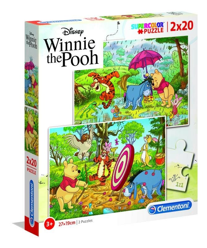 Clementoni puzzel 2X20 stuks Winnie The Pooh