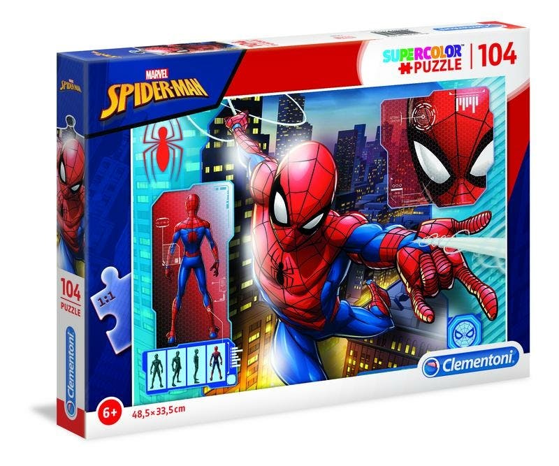 Clementoni puzzel 104 stuks 3 Spider-Man