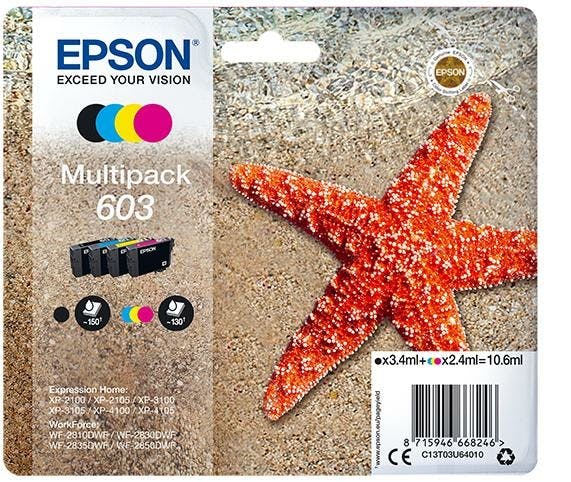 Epson 603 Inktcartridge 4 Pak
