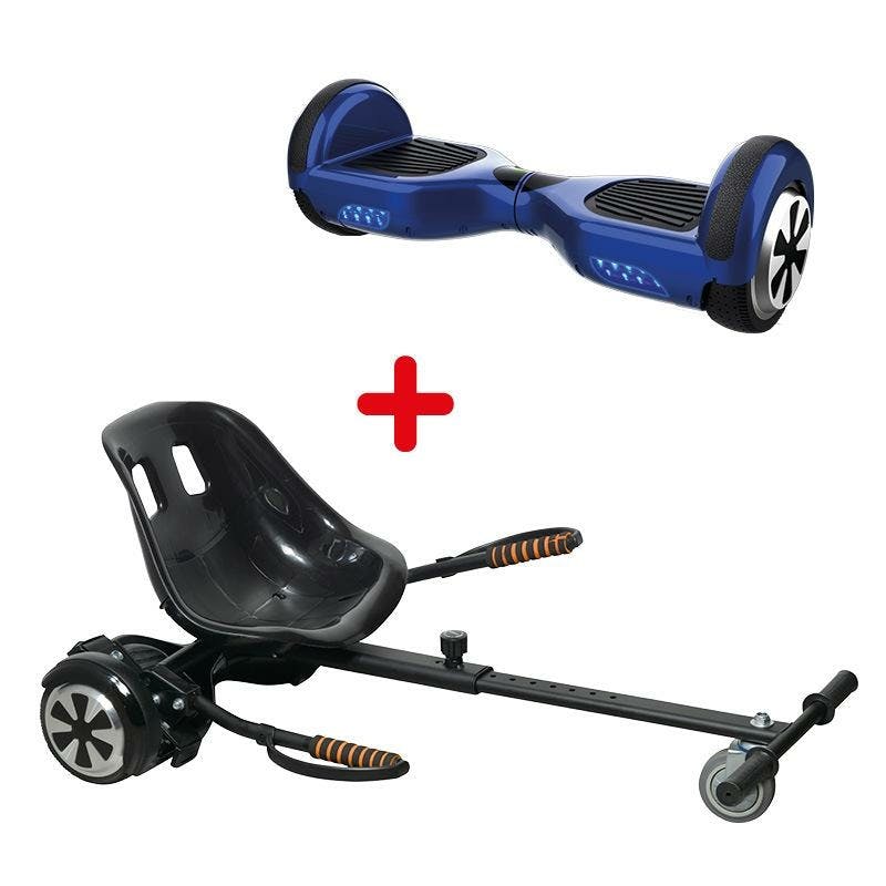Hoverboard 6,5" Blauw - UL Approved + Seatkart