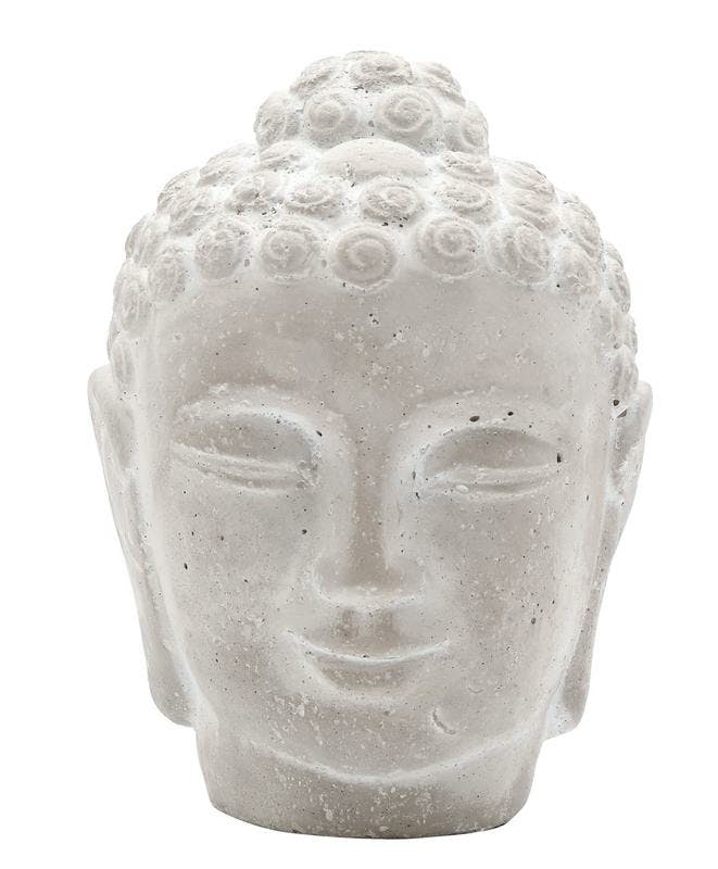 Kop Boeddha 16X16X21 cm Cement