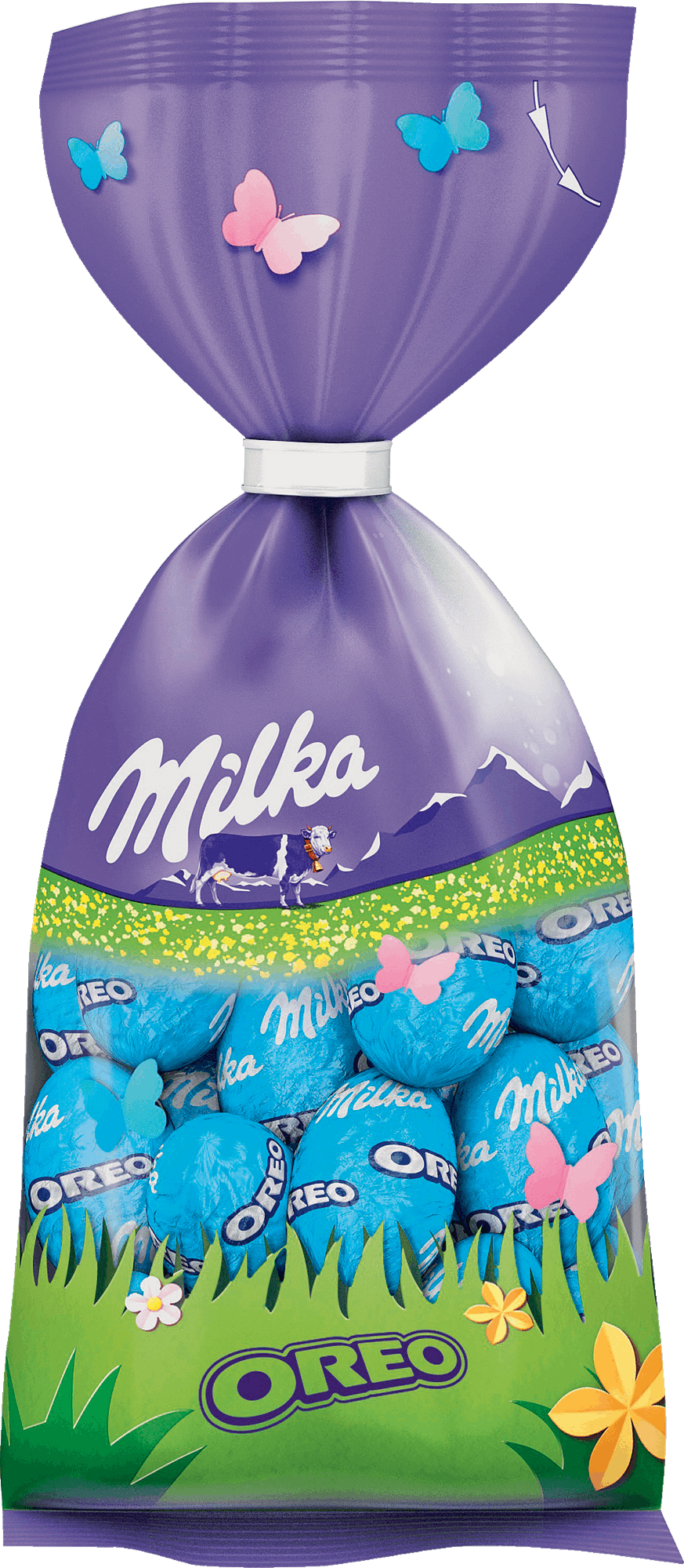 Milka Paaseieren Zakje, Oreo Melk, 100 Gr