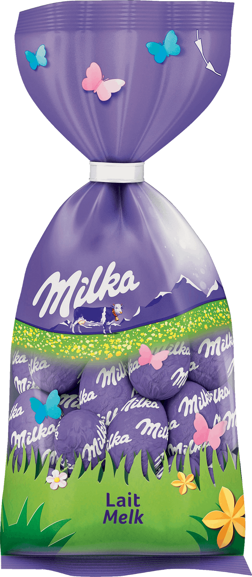 Milka Zakje Eieren Melk 100gr
