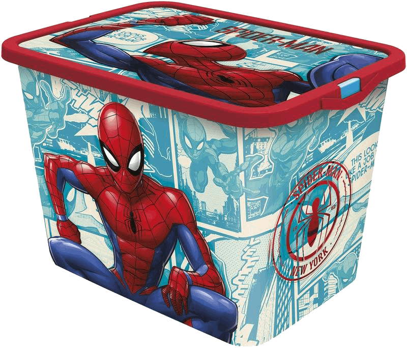 Opbergbox Spiderman Click Box 23L