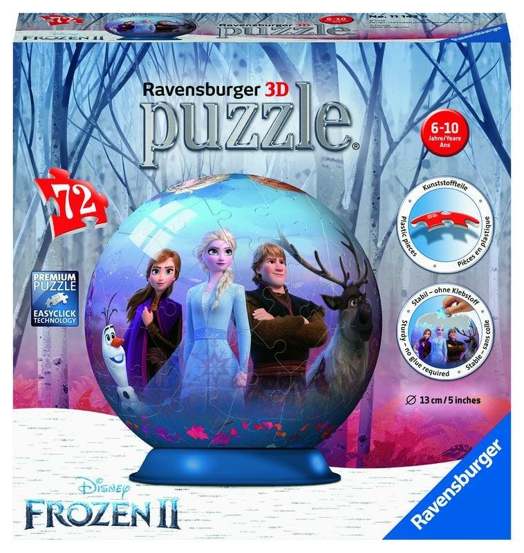 Ravensburger Puzzel Frozen 2 Ravensburger Puzzelbal 72 Stuks