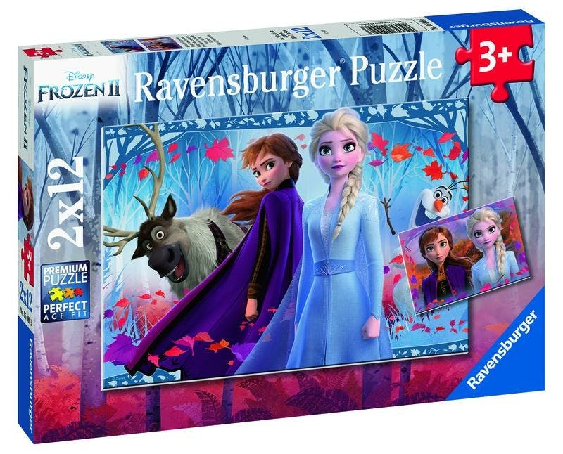 Ravensburger Puzzel Frozen 2 Reis Naar Het Onbekende 2X12 Stuks