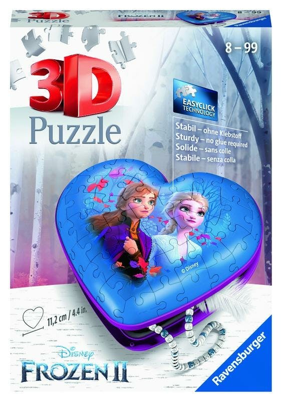3D Puzzel Hartendoosje Frozen 2