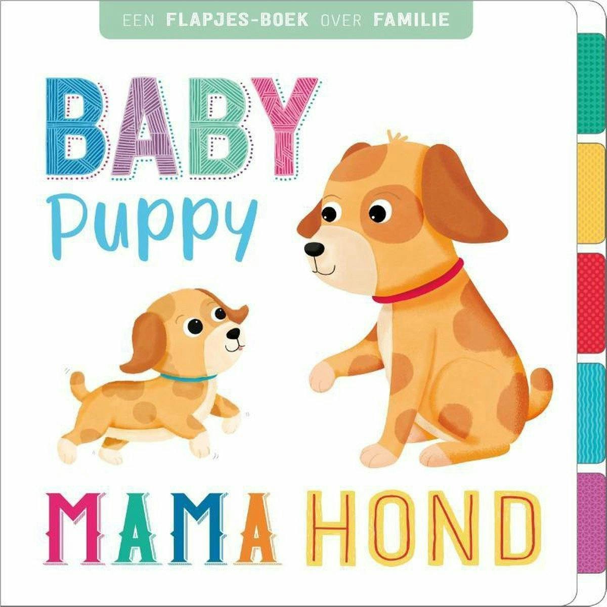 Baby Puppy Mama Hond Flapjesboek