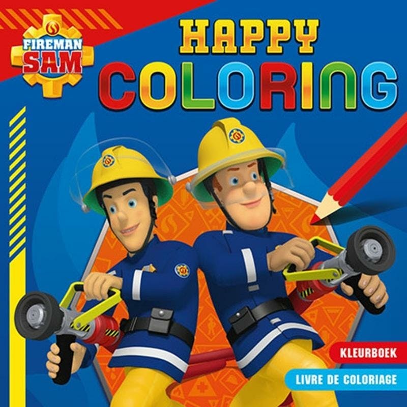 Brandweerman Sam Happy Kleurboek