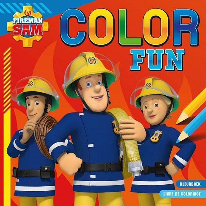 Brandweerman Sam Kleurboek