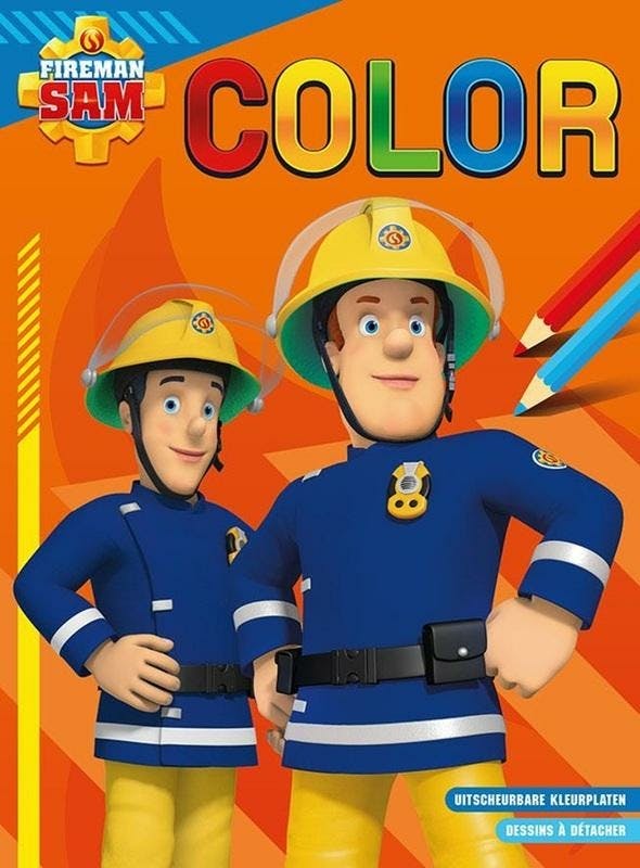 Brandweerman Sam Color Kleurblok